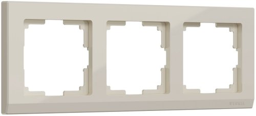 Рамка универсальная Werkel Stark 3-м. слоновая кость картинка